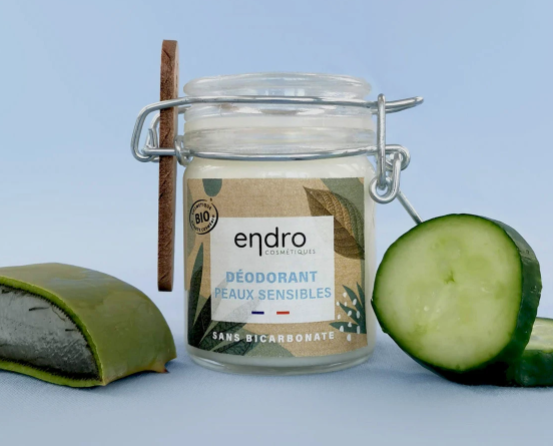 Déodorant Bio ENDRO baume Aloe Vera « Peaux sensibles » 50 ml Vegan